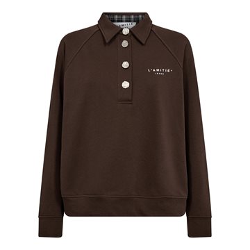 Haute L ' Amitié - Polo Logo Sweat - Mocca